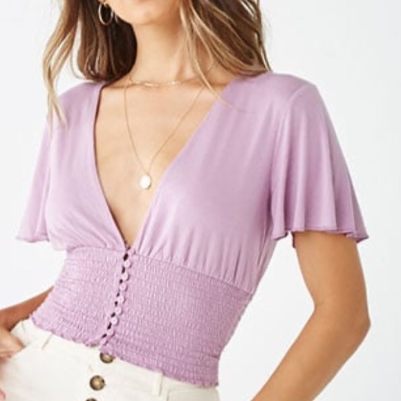 lavender top forever 21